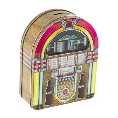 coca cola jukebox saving bank -- 12 per case