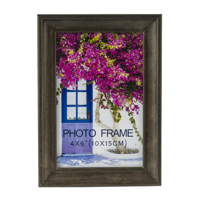 photo frame- 4 x6 - brown -- 48 per case