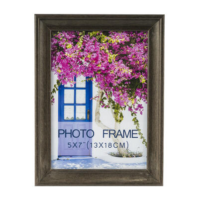 photo frame- 5 x7 - brown -- 48 per case