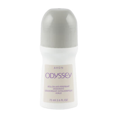 avon odyseey roll on deodorant- 2.6oz -- 140 per case