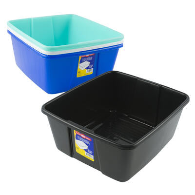 rectangular dish pan- 15qt- assorted -- 24 per case