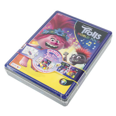 trolls world tour activity tin set -- 12 per case