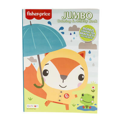 fisher price jumbo coloring book -- 24 per case