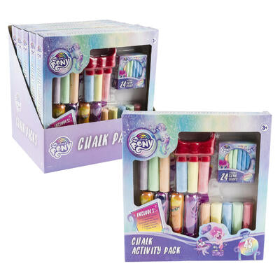my little pony chalk activity set - 6 pack -- 6 per case
