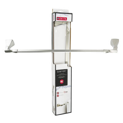 sawyer saint nickel towel bar - 18 in -- 3 per case