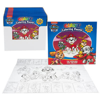 paw patrol giant coloring poster -- 48 per case