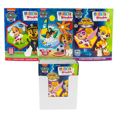 licensed paw patrol sticker activity book -- 48 per case