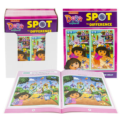 dora spot the difference activity books -- 48 per case