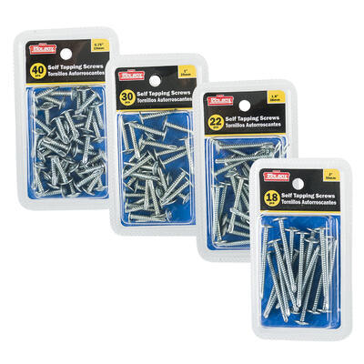 self tapping screws - 4 assortments  -- 48 per case
