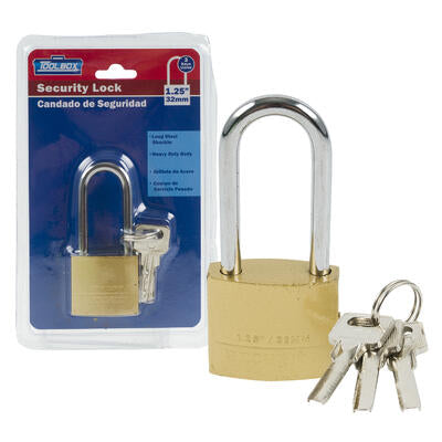 long shackle pad lock with keys -- 48 per case