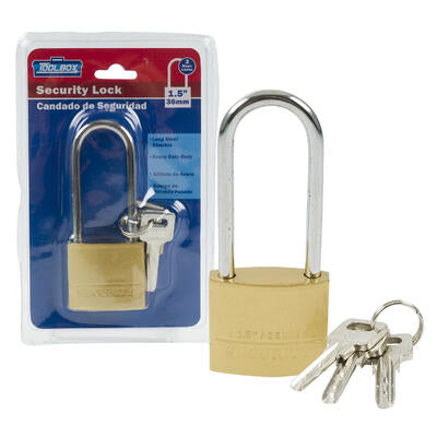 long shackle padlocks 1.5 in -- 48 per case