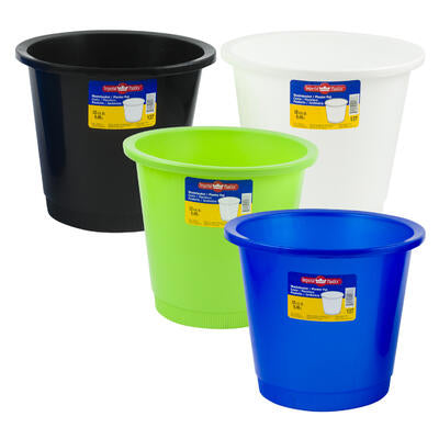 imperial plastic wastebaskets - 10qt -- 24 per case