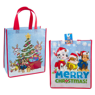 paw patrol holiday bags - large - 2 assortments -- 96 per case
