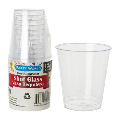 plastic shot glasses - 1.5oz - bulk -- 48 per case