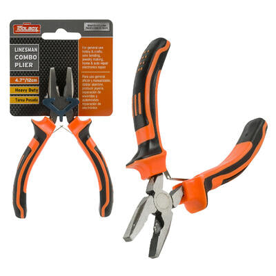 linesman pliers - 4.7 - orange -- 48 per case