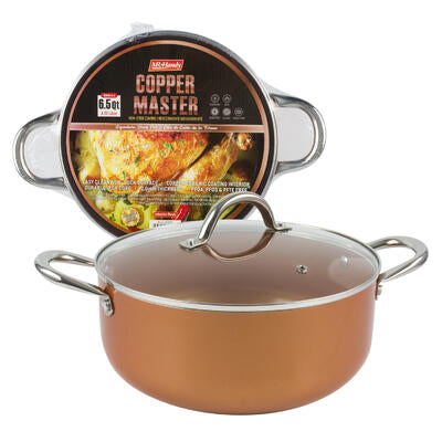 copper stock pot - 6.5qt -  -- 6 per case
