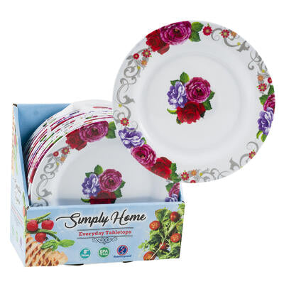 simply home salad plates - 8 inch -- 24 per case