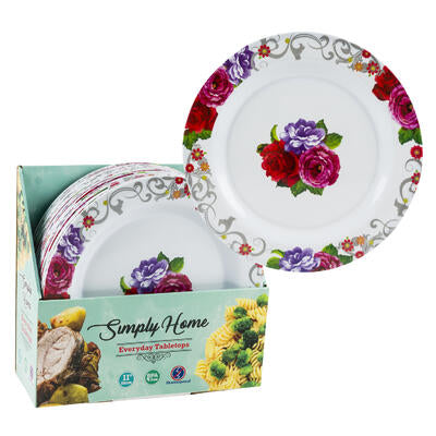 simply home dinner plates 11 inch -- 24 per case