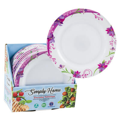 simply home salad plates - 8 inch -- 24 per case