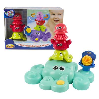 win fun bath ocean pals playsets - 6 pack -- 6 per case