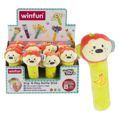 winfun grip n play rattle stick -  -- 48 per case