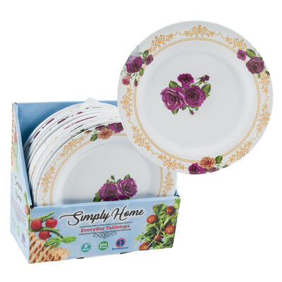 simply home salad plates - 8 inch -- 24 per case