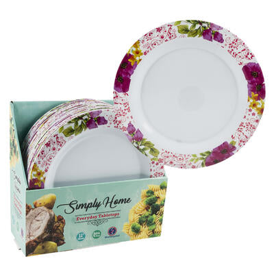 dinner plates - 11 inch - home and garden -- 24 per case