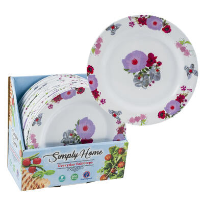 simply home salad plates - 8 inch -- 24 per case