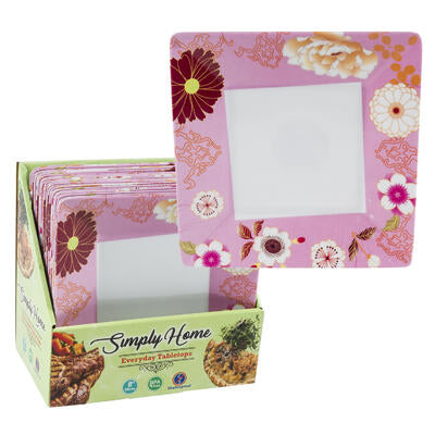simply home dessert plates - 8 inch -- 24 per case