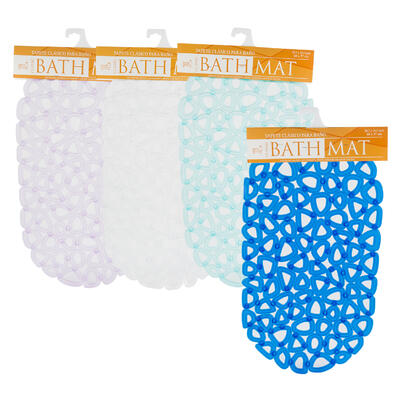 home & garden bath mats - 26.7x14.5 - 4 assortments -- 24 per case