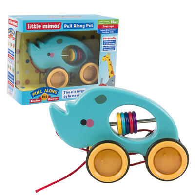 little mimos pull along toy - - licensed -- 12 per case