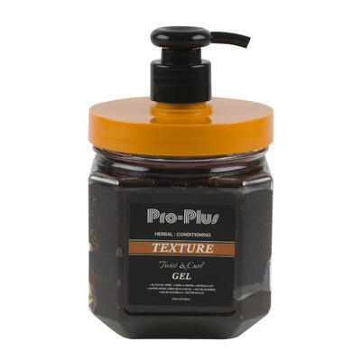 pro plus texture hair gel - 20oz - bulk  -- 12 per case