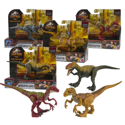 jurassic world action figures 8 in - 6 pack assorted -- 6 per case