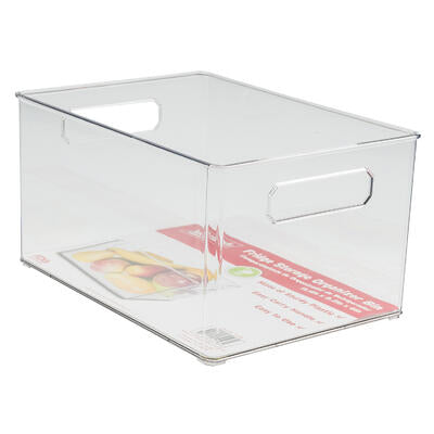 mr. handy plastic fridge bin - 11.4 in - -  -- 12 per case