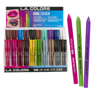 eye and lip gel liner - assorted colors  -- 180 per case