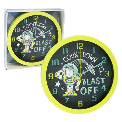 toy story wall clock - 10 inch - licensed item -- 6 per case