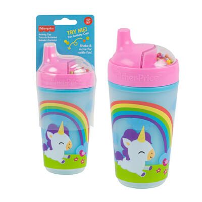 fisher price popcorn unicorn activity cups -- 6 per box
