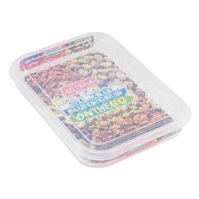 mr. handy rectangular food containers - 33.8oz - bpa-free -- 48 per case