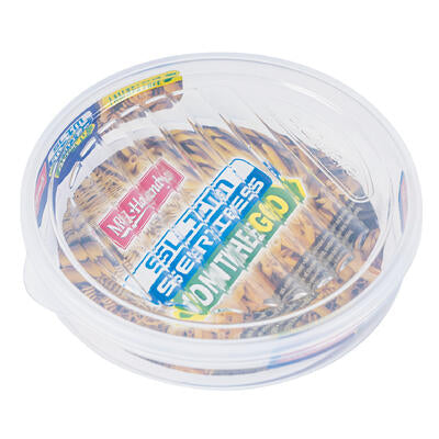 mr. handy round food containers with lids - 15.8oz - bulk 48 pack -- 48 per case