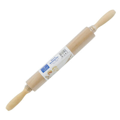lotus wood rolling pin - 17 inch  -- 48 per case