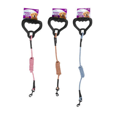 dog leashes - 3 assorted colors  -- 48 per case