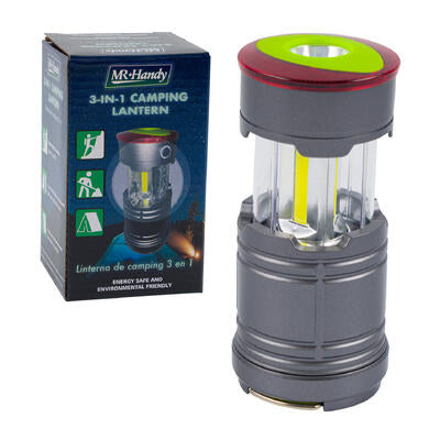 mr. handy led lanterns - grey -- 48 per case