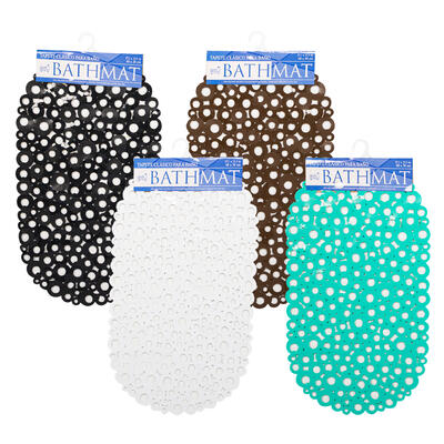 bath house oval bath mats- 27.1 - assorted colors  -- 24 per case