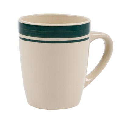 ceramic mugs - 14oz - green  -- 28 per case