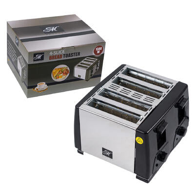 mercury 4 slice toaster - -  -- 12 per case
