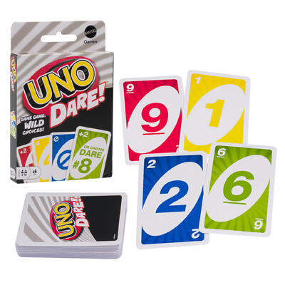 uno dare wild choices card game - 8 pack -- 8 per case