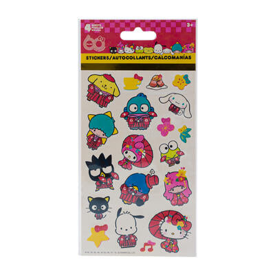 sanrio 60th anniversary stickers  -- 72 per box