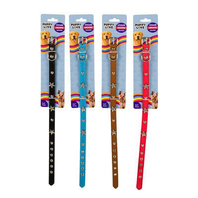 medium dog collars - 15 colors -- 48 per case