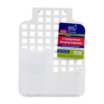 bath house plastic organizer - 14.9 in h -- 8 per case