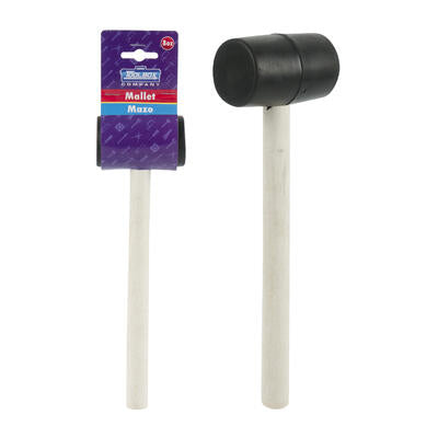 mallet with wooden handle - 8oz -- 48 per case